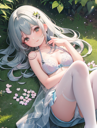 蓝色与绿色的和谐之舞