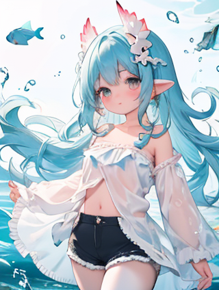 蓝色配色效果图大全：男生头像创意设计